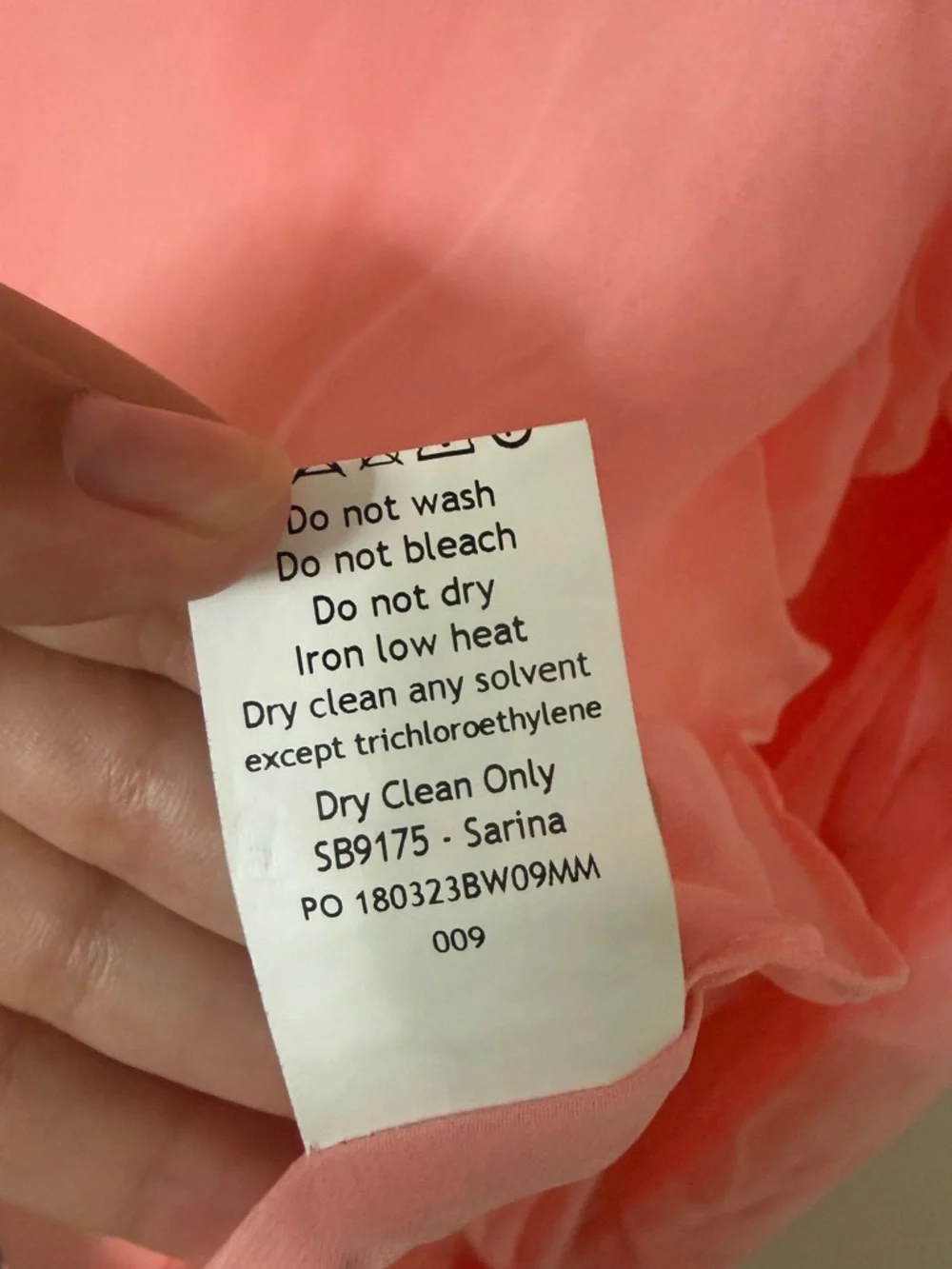 House of CB SARINA Apricot Ruffle Maxi Dress Size small